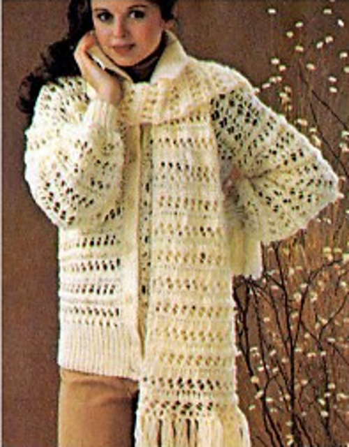 Jacket and Scarf Set