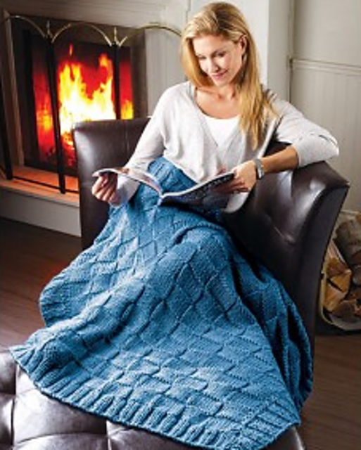 Softly Blocked Throw