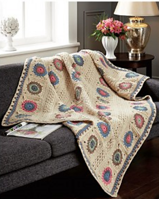 Squares and Stripes Afghan