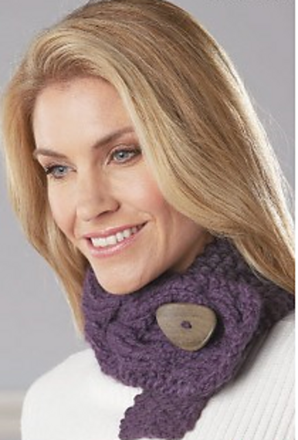 Cabled Neckwarmer or Halo