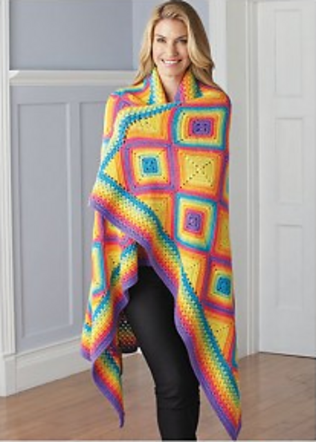 Rainbow of Color Blanket