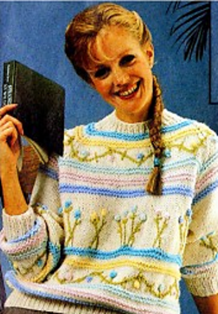 Flower Garden Pullover