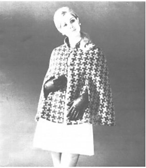 Houndstooth Cape #8115