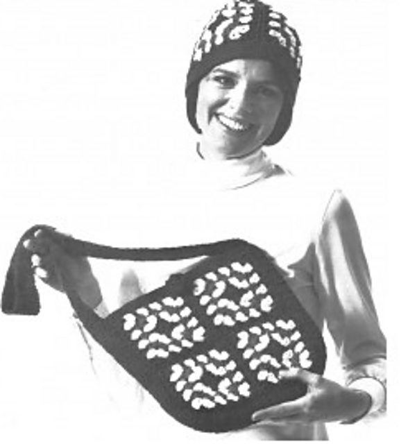 Granny Square Hat & Purse