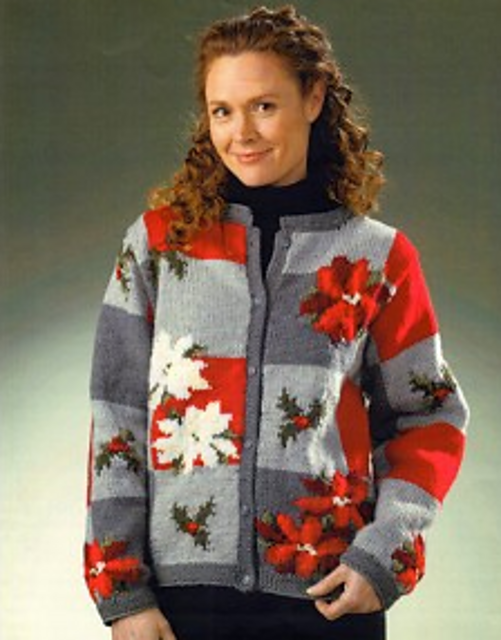 Poinsetta Cardigan