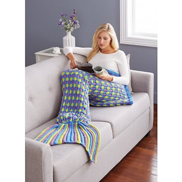 Knit Adult Mermaid Tail