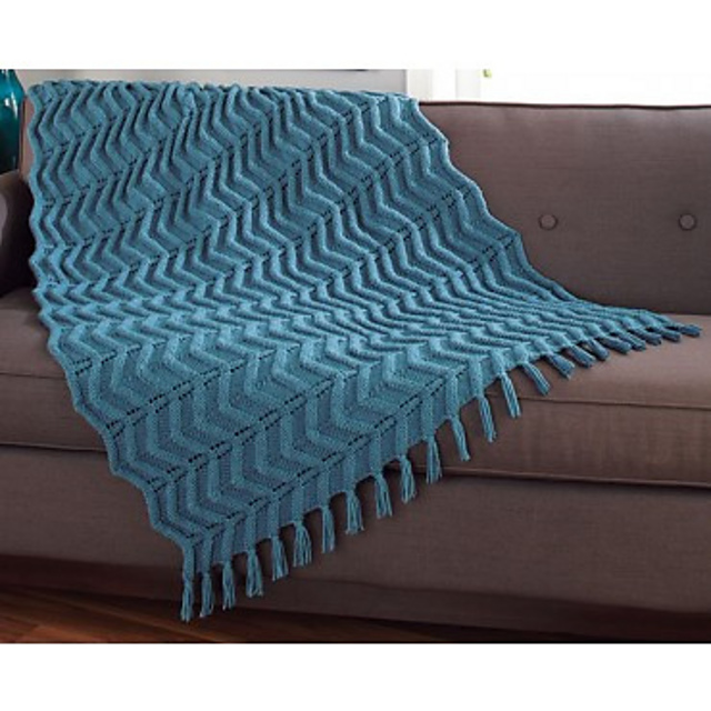 Vertical Chevrons Throw