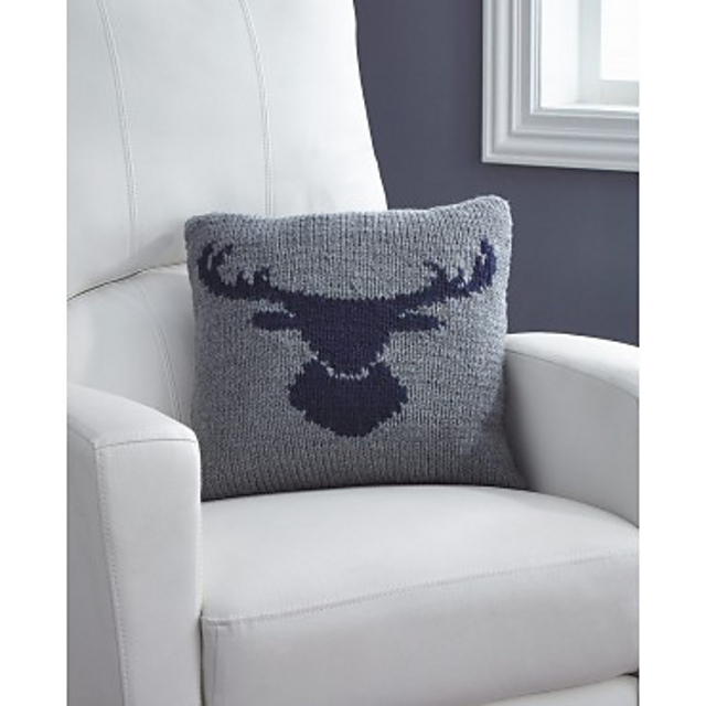 Stag Head Pillow Cover