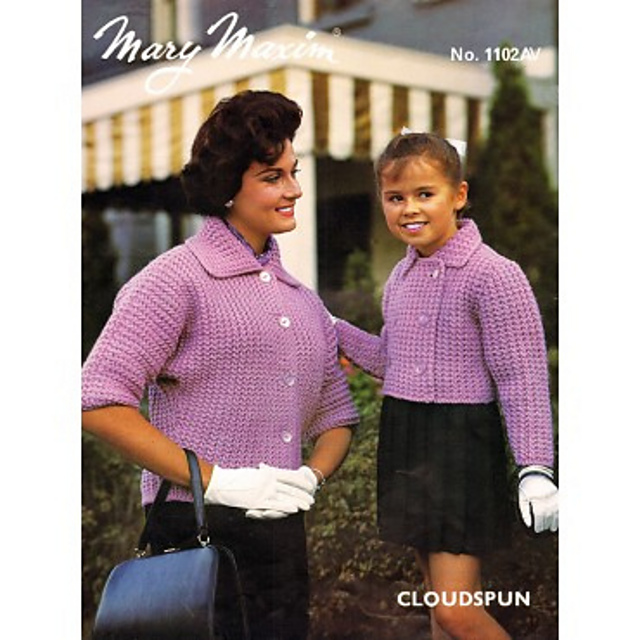 Mother and Daughter Shortie Cardigan