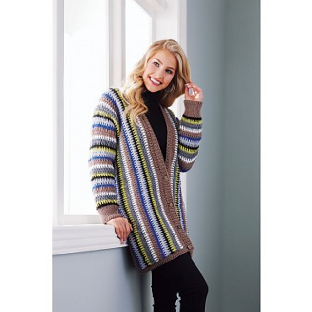 Slipped Stitch Jacket #97535