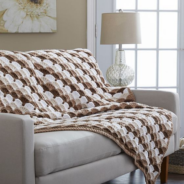 Textured Fans Blanket