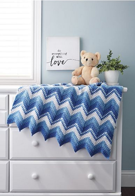 Linen Ripple Blanket