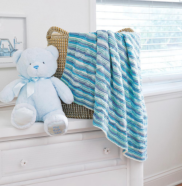 Ravelry: Softest Ever Knit Baby Blanket pattern by Mary Maxim