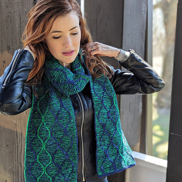 Comet Trails Scarf