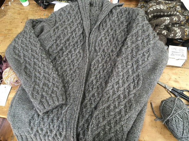 Ravelry: All-Over Cable Zipper Jacket pattern by Patons Australia