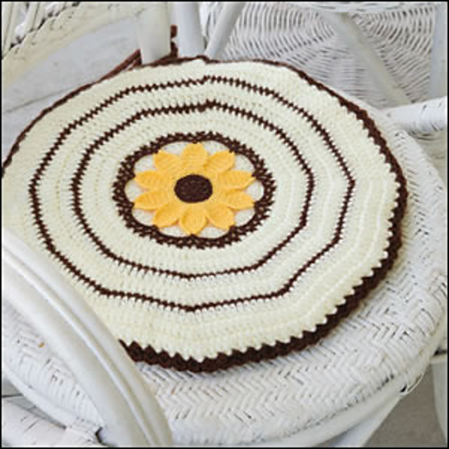 Sunflower Chair Pad