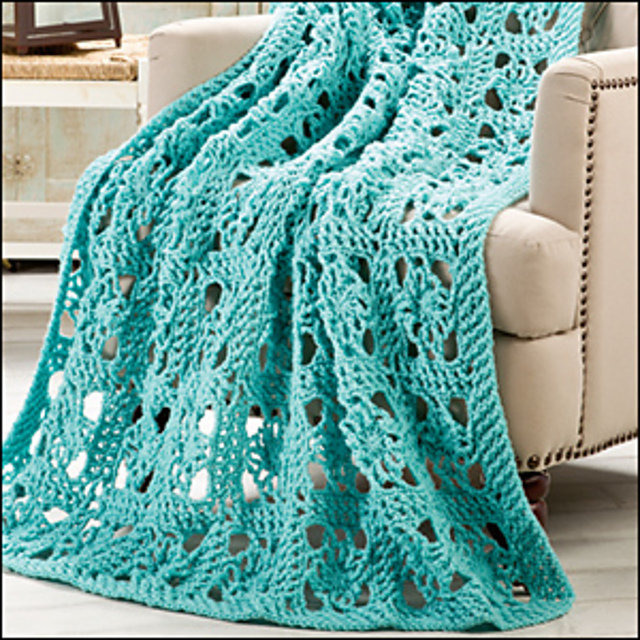 Framed Peony Afghan