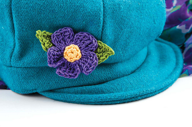 Flower Pin & Card Appliqué