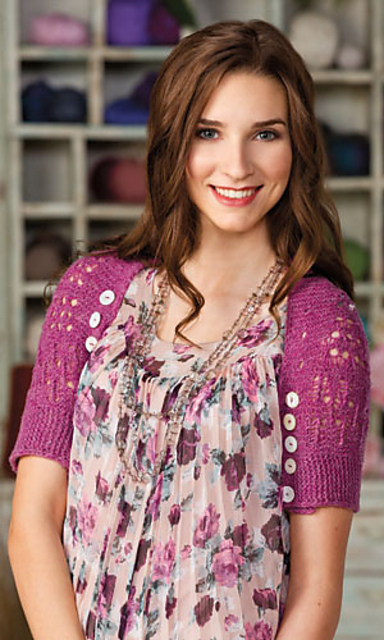 Buttoned Up in Lace Shrug