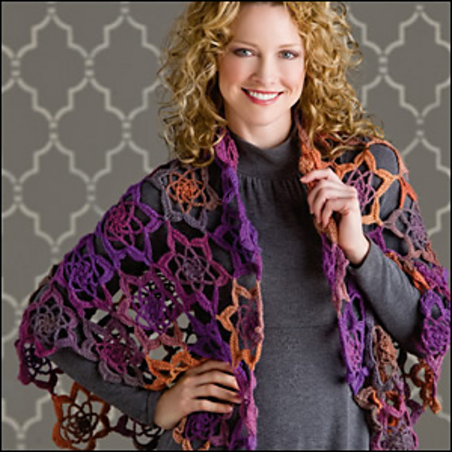 Fall Garden Shawl