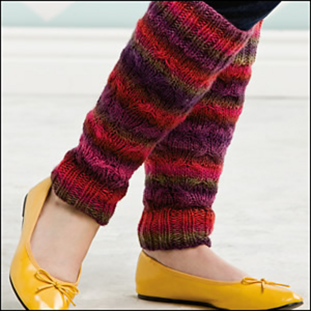 Colorfully Comfy Leg Warmers