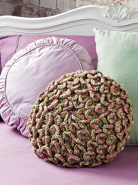 Ruffled Flower Pillow