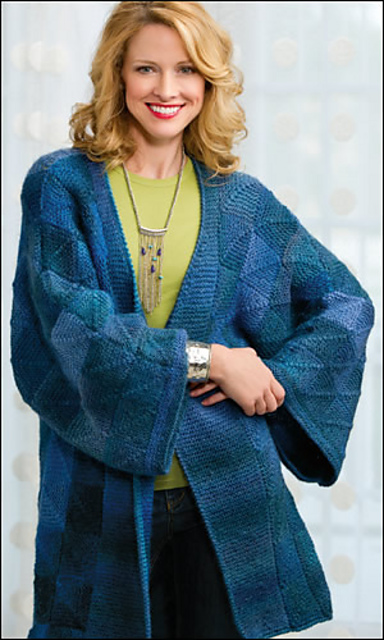 Mitered Squares Kimono