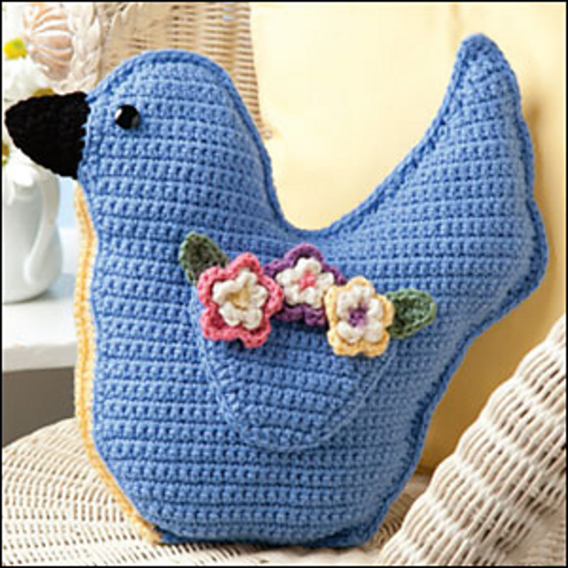 Bluebird Pillow