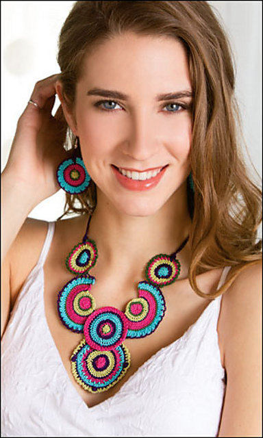 Boho Circles Necklace & Earrings