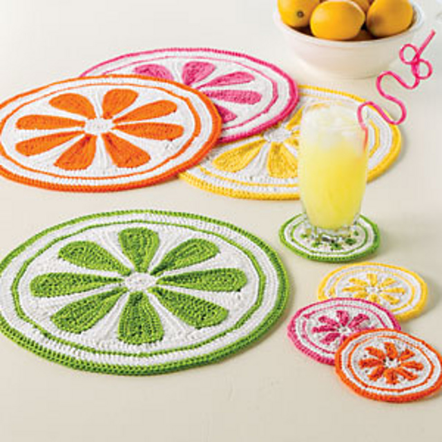 Citrus Drops Table Set