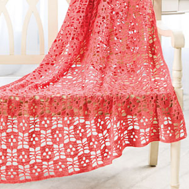 Eyelet Lace Throw