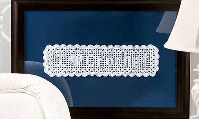 “I Love Crochet” Sampler