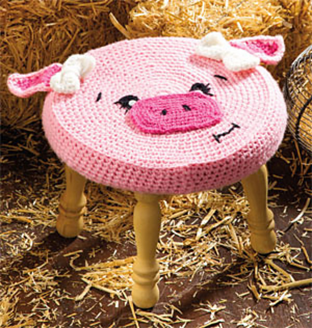 Farm Animal Stools: Pig