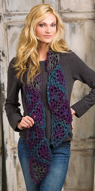 Triple-Tone Triangle Scarf