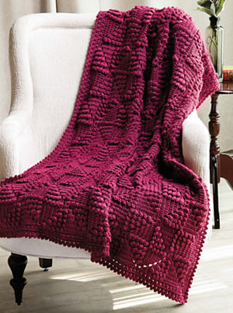 Popcorn Windmills Afghan