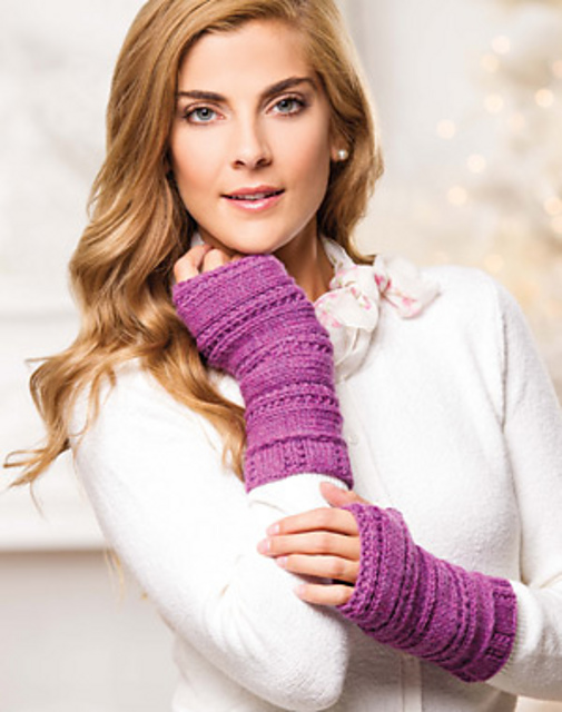French Mauve Mitts