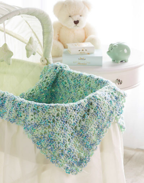 Watercolors Baby Blanket