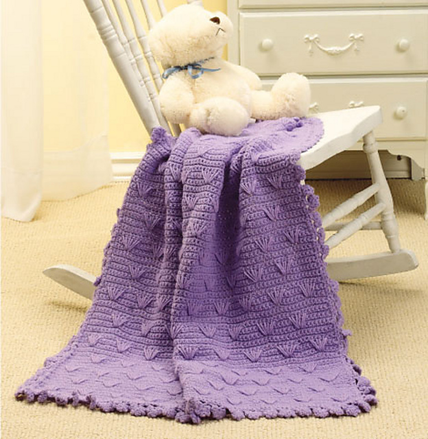 Daisy Stitch Baby Afghan