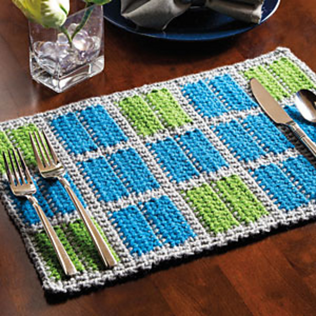 Ravelry: Windowpanes Mat pattern by Dora Ohrenstein