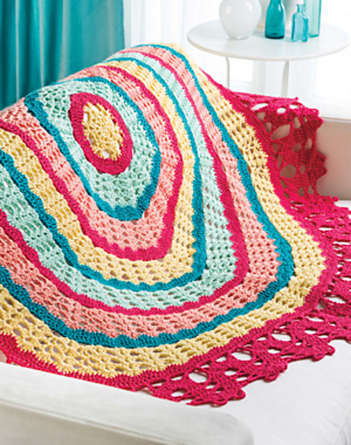Bruges Edged Round Throw