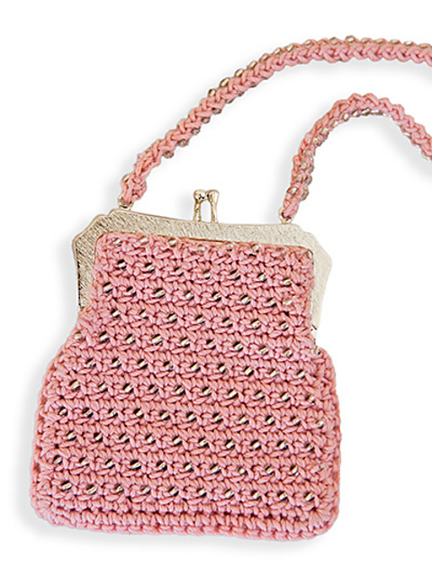 Crochet Beaded Coin Purse