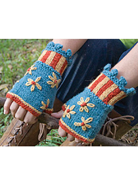 Colorful Fingerless Mitts