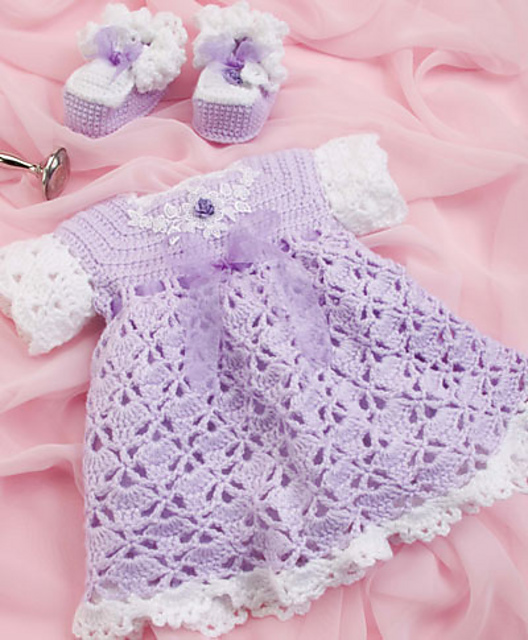 Lavender Lace Dress & Booties