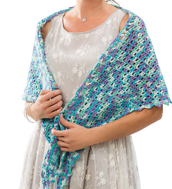 Ravelry Water Lily Shawl pattern by Ellen Gormley