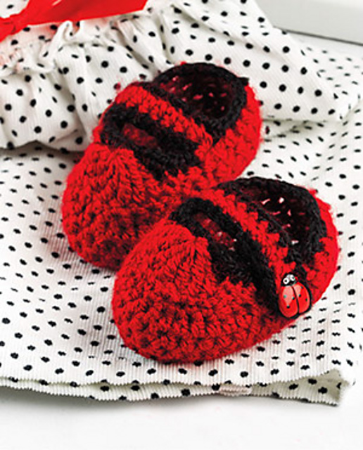 Little Ladybug Booties
