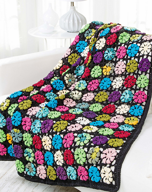 Floral Trellis Afghan