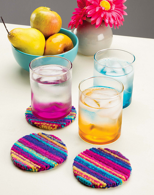 Slip, Shrink & Pink Coasters