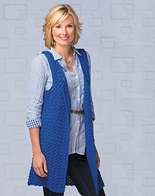 Indigo Sleeveless Jacket