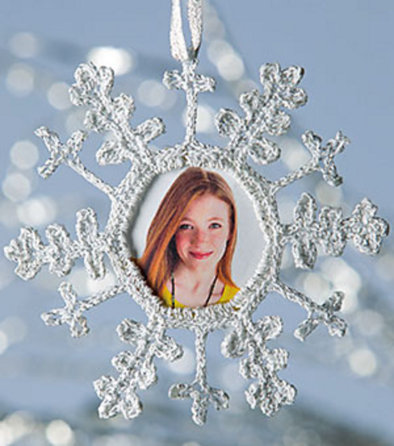 Snowflake Photo Ornament