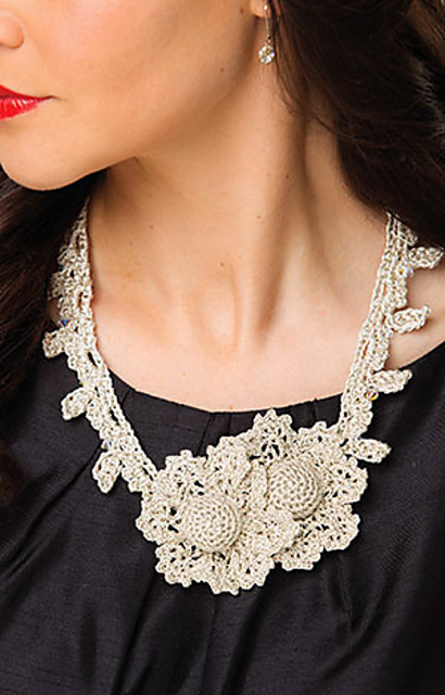 Platinum Petals Necklace